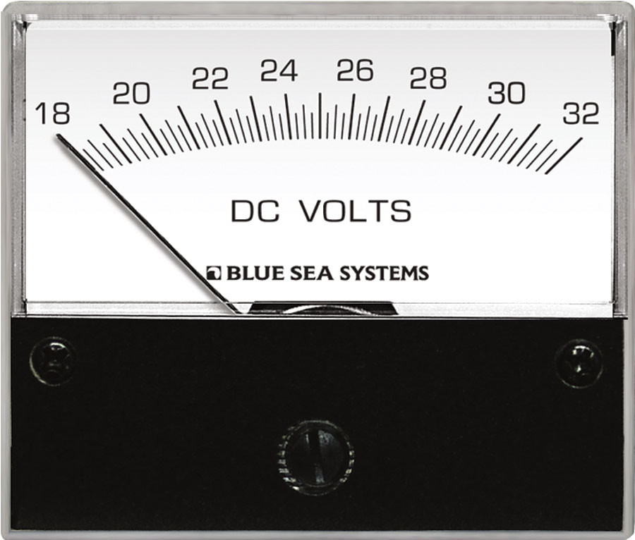 d*7様 アトリエGG18 Blue Sea 8240 DC Voltmeter - 18 to 32V DC - Trotac Marine